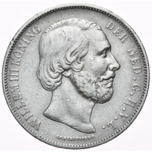 Netherlands, 2½ Guilders, 1874.