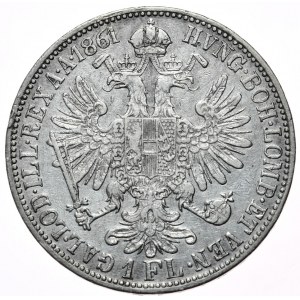 Austria, 1 Floren, 1861r.