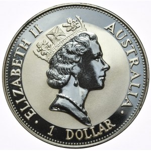 Australia, Kookaburra, 1992r., 1oz.