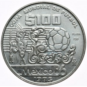Mexico, 100 Pesos, 1985.