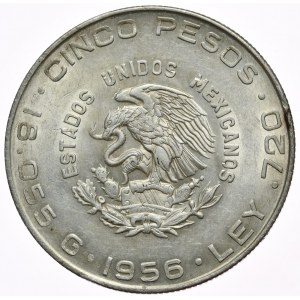 Meksyk, 5 Pesos, 1956r.