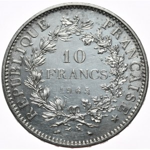 Francúzsko, 10 frankov Hercules 1965.