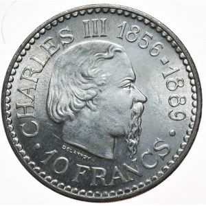 Monaco, 10 Francs, 1966.