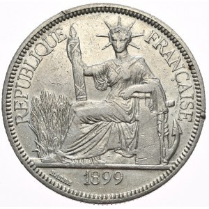 Francúzska Indočína, 1 Piastr, 1899.