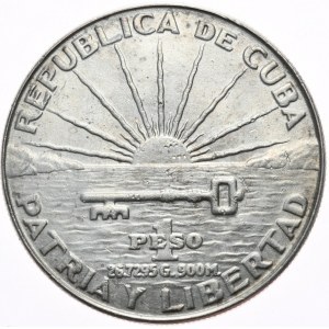 Kuba, 1 peso, 1953.