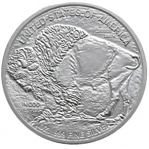 USA, buffalo, 1 oz, Ag 999, BU, 10 pcs.