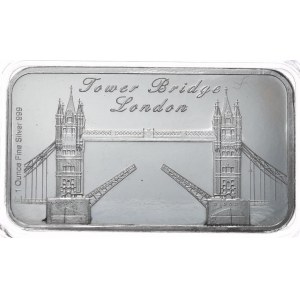 Sztabka 1oz. Srebrna Mennica, Tower Bridge