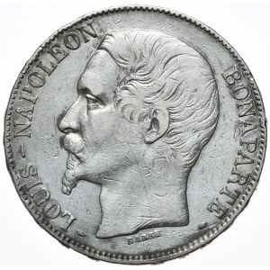 Francúzsko, 5 frankov, 1852.