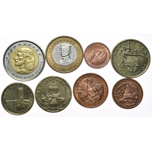 Slovakia, 2004, Sample Euro coins