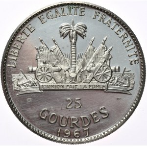Haiti, 25 Gourdes, 1970, RARE