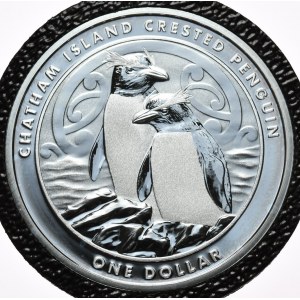 Nowa Zelandia, 1 Dolar, 2020r., Pingwiny