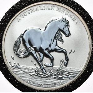 Australia, 1 dollaro, 2020,Brumby