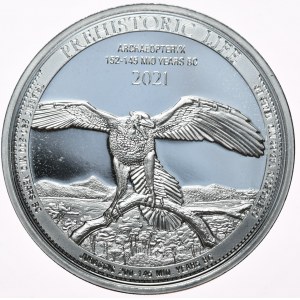 Kongo, 20 Franków, 2021r., Arheopteryx