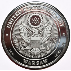 Poland/USA, Veterans Forum, 2024, 1oz.