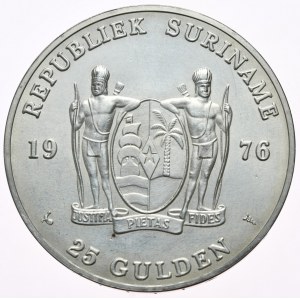 Surinam, 25 Guldenów, 1976r., BU