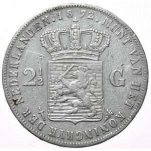 Holandia, 2½ Guldena, 1872r.