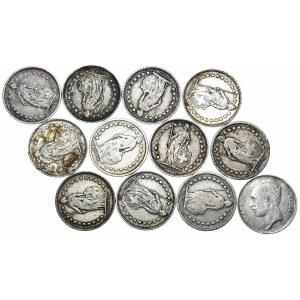 Switzerland, 1/2 Frank, Set of 11+1 pieces, Rare vintages