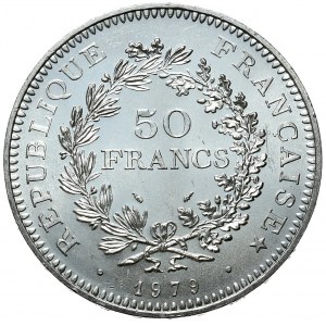 France, 50 francs, 1979, Hercules, rarer vintage