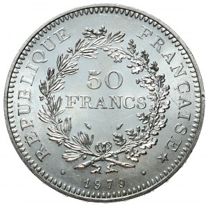 France, 50 francs, 1979, Hercules, rarer vintage