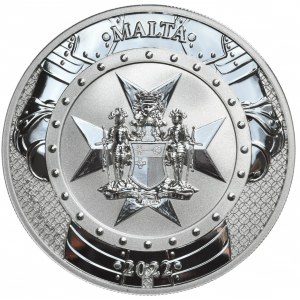 Malta, 5 Euro, 2022r.