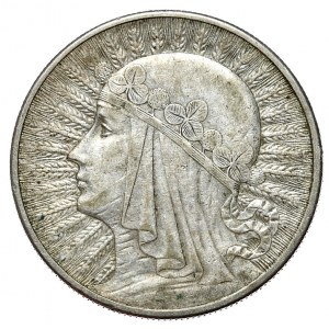 Seconda Repubblica polacca, 10 zloty 1932, donna