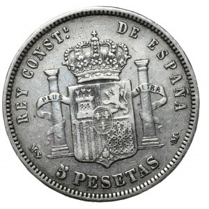 Hiszpania, 5 Peset, 1883r.