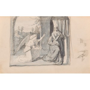 Artysta NIEOKREŚLONY (ur. XIX w.), Zwiastowanie Maryi, ok. połowy XIX w.