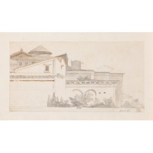 Artysta NIEOKREŚLONY (ur. XIX w.), Rzymska budowla, 1836