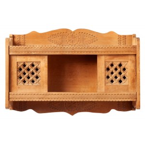 Carved shelf with Zakopane style