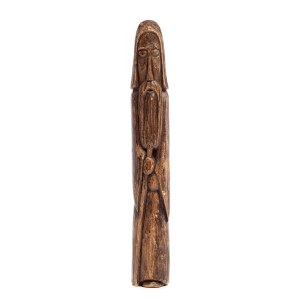 Wooden sculpture Wanderer.