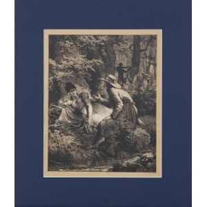 Elwiro ANDRIOLLI (1836-1893), Telimena, z cyklu: Pan Tadeusz,1882