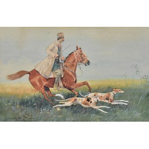 Julius HOLZMÜLLER (1876-1932), On the Hunt, 1918