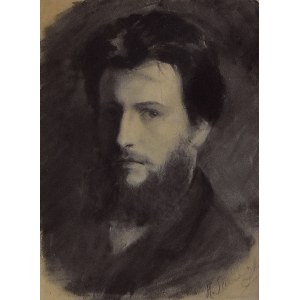 Henryk SIEMIRADZKI (1843-1902), Portret młodego mężczyzny. Autoportret artysty(?)