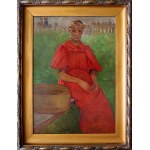 Jacek MALCZEWSKI (1854-1929), Girl in a Red Dress.