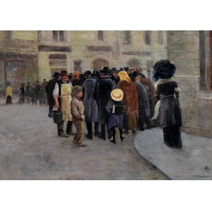 Yaroslav PSTRAK (1878-1916), Street Scene, 1911