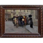 Yaroslav PSTRAK (1878-1916), Street Scene, 1911