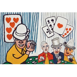 Alexander CALDER (1898-1976), Card Players, 1975