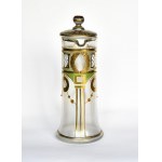 Glass jug with lid, ca. 1910
