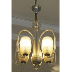 Art deco chandelier, Czechoslovakia, circa 1930.