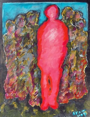 Stefan Sławiński (1948-2011), Czerwona postać, 2009