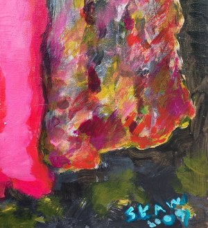 Stefan Sławiński (1948-2011), Czerwona postać, 2009