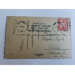 POCZTÓWKA WARSZAWA ZAMEK, PRZEDWOJENNA 1939 R, ZNACZEK, STEMPEL