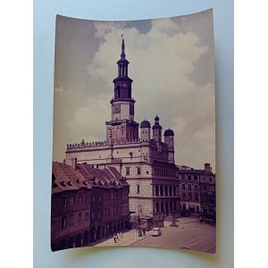 ZDJĘCIE PRL FOT PAWEŁ MYSTKOWSKI POZNAŃ RATUSZ