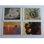 SET OF 9 POSTCARDS POLISH PAINTING, WOJCIECH WEISS