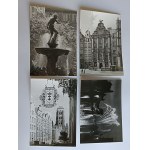 SET OF 6 POSTCARDS GDANSK, BEER STREET, DŁUGI TARG, NEPTUNE'S FOUNTAIN
