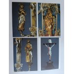 ZESTAW 9 POCZTÓWEK CZĘSTOCHOWA, JASNA GÓRA, DARY KRÓLEWSKIE, SKARBIEC KLASZTORU PAULINÓW, MONSTRANCJA, KRZYŻ OŁTARZOWY, KIELICH, ŚWIECZNIK