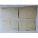 SET OF 9 POSTCARDS ŁAŃCUT MUSEUM, CLOCKS, MANTEL CLOCK, CHIMING CLOCK, CABINET CLOCK, FOT BALICKA-FRIBES