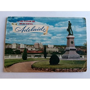 ADELAIDE AUSTRALIA, ROZKŁADANE POCZTÓWKI, 7 SZT DWUSTRONNYCH