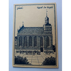 KARTA GDAŃSK KOŚCIÓŁ ŚW BRYGIDY