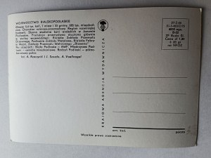 POSTCARD BIALA PODLASKA BIAŁA PODLASKA MIĘDZYRZEC PODLASKI RADZYŃ PODLASKI VOIVODSHIP